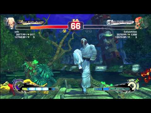 SSF4AE XBL - yeb (Gen) vs. Satyamdas (Dhalsim)
