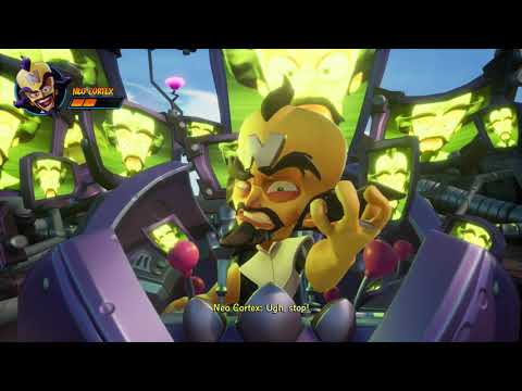 Crash Bandicoot 4: It's About Time 106% Walkthrough - 4th Time's A Charm - Boss: Neo Cortex - Pt 26