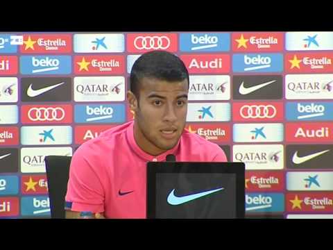 Rafinha says he's happy to play for Barça and surprised coach counts on him