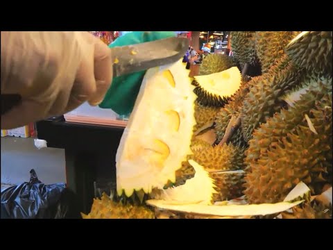 Master Durian Cutting Skills | Amazing Fruit Cutting Skill - Street Fruits