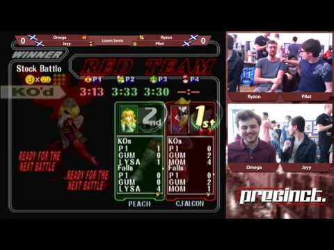 Precinct July - Omega + Jayy Vs. Ryzon + Pilot Melee Doubles Loser Semis