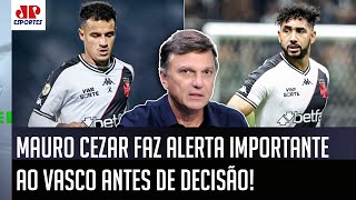 ‘São sinais bem perigosos! Gente, o Vasco contra o Atlético-MG não pode…’; Mauro Cezar manda a real
