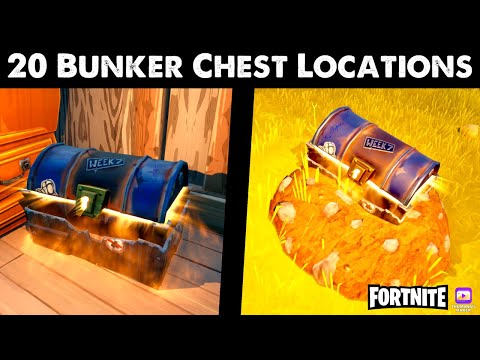 Bunker Chest Map Locations - ALL 20 Known Spawn Locations in Chapter 2 Season 6