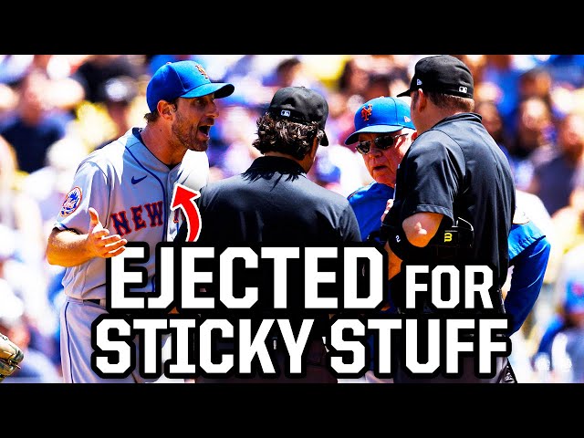 Max Scherzer ejected because his hands were too sticky, a breakdown