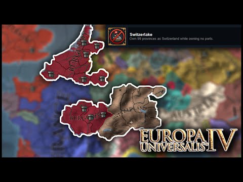 Switzerlake (1/2) -Tall Switzerland is OP! - EU4 Completionist #11