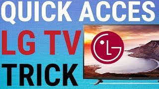 📺 LG Smart TV - Quick Access Short Cuts