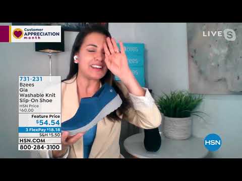 Bzees Gia Washable Knit SlipOn Shoe