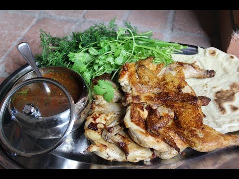 Chicken Tabaka(Tapaka)/Georgian Pan Fried Chicken