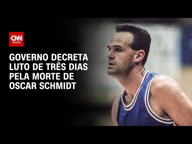 Governo decreta luto pela morte de Oscar Schmidt, lenda do basquete brasileiro | CNN PRIME TIME
