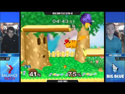 NGPU 49 SSBM - rime (Peach) vs. BonkCushy (Pikachu) - Melee LF