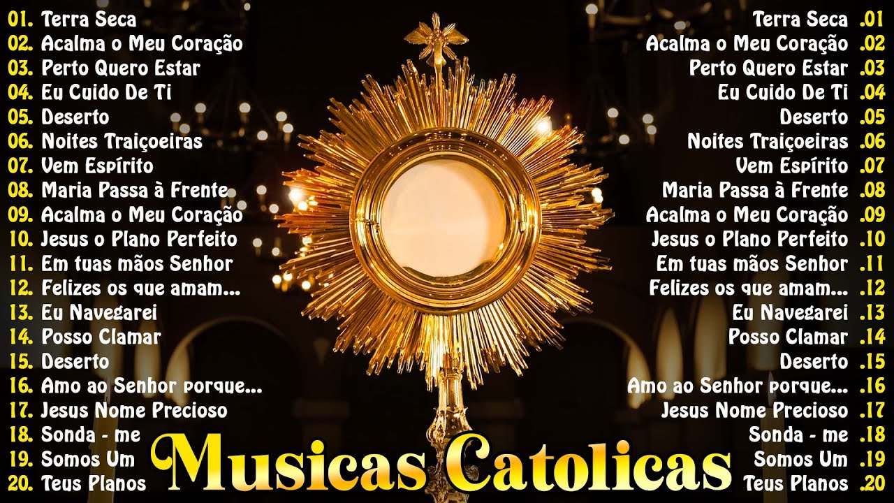 Top 20 Musicas Catolicas 2025 : Terra Seca / Acalma o Meu Coração / Perto Quero Estar ...