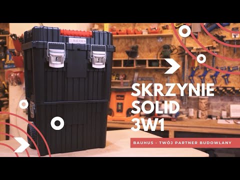 Skrzynie Narzędziowe Bauhus model SOLID