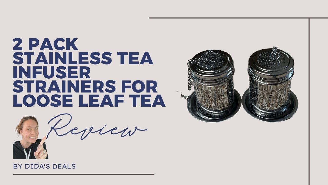 2 Pack Stainless Tea Infuser Strainer for Loose Leaf Tea Review