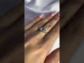 Серебряное кольцо с топазом 1.68ct