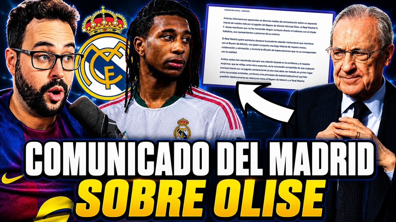 🚨COMUNICADO OFICIAL del REAL MADRID sobre el FICHAJE de OLISE