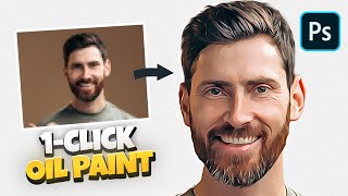 Photo to Oil Painting Effect (With a Single Click) - Photoshop Tutorial