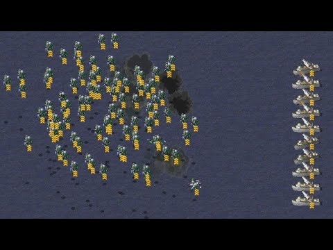 Sea Scorpion vs Rocketeers - Red Alert 2