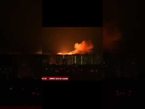 ГРЭМ: мощный взрыв в Киеве сейчас - трансляция города