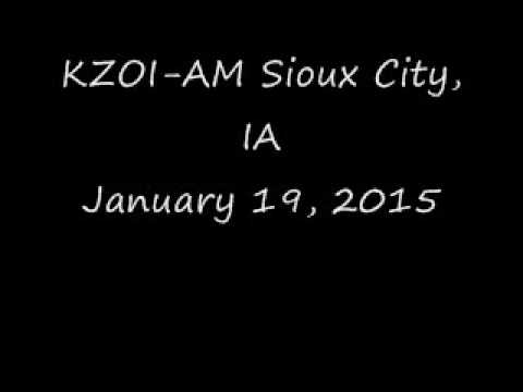 KZOI AM Sioux City, IA January 19, 2015