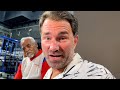 EDDIE HEARN CONFIRMS ANTHONY JOSHUA VS DEONTAY WILDER FOR DECEMBER! CALLS PAUL VS DIAZ BIG MISMATCH!