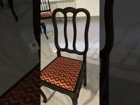 Антикварный стул с витой спинкой
