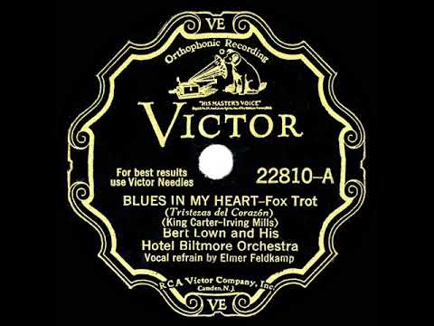 1931 Bert Lown - Blues In My Heart (Elmer Feldkamp, vocal)