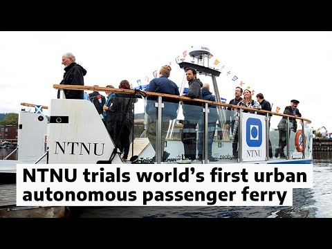 NTNU trials world’s first urban autonomous passenger ferry