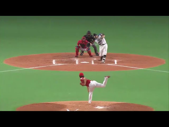 【6回裏】ファイターズ・レアードのタイムリーヒットで反撃!! 2017/6/8 F-C