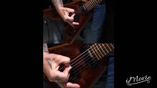 Video thumbnail for James Hetfield's white fang custom flow pick by Tayfun Çotuk