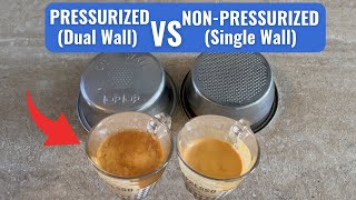 The Difference Between Pressurized (Dual Wall) vs Non-Pressurized (Single Wall) Filter Baskets