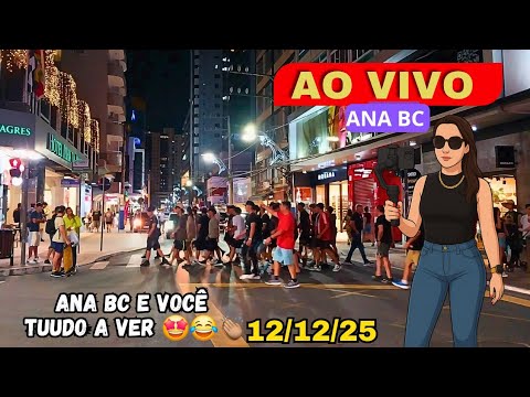 🔴 Balneário Camboriú ao vivo 12/12/25 | Praia Central, clima do dia e movimento da cidade! #anabc