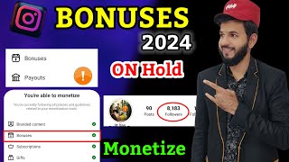 Instagram Payouts on hold 2024  Monetization 2024 