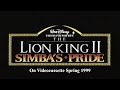 The Lion King II Simba S Pride UK VHS 1999 Trailer