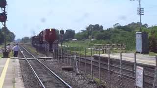 preview picture of video 'GM E712 con el tren de vía y obra x Don Torcuato (23-11-2013)'
