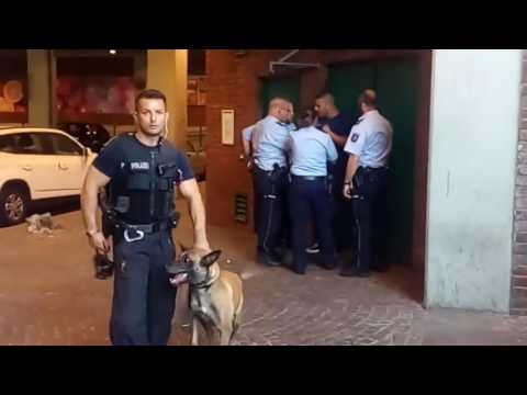 Polizeieinsatz gegen Migranten