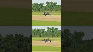 接線着陸と三点着陸（DCS World）