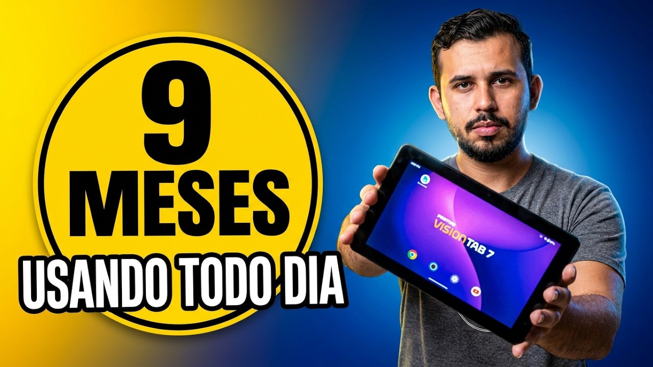Miniatura da avaliação em vídeo de Tablet Positivo Vision TAB 7 64GB 3GB RAM Android 14 Go