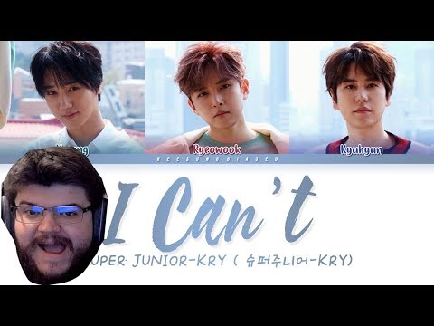 RYEWOOK ATE THIS SONG! ELF Reaction to SUPER JUNIOR-K.R.Y  'I Can't'  슈퍼주니어-K.R.Y '할 수 없는 일
