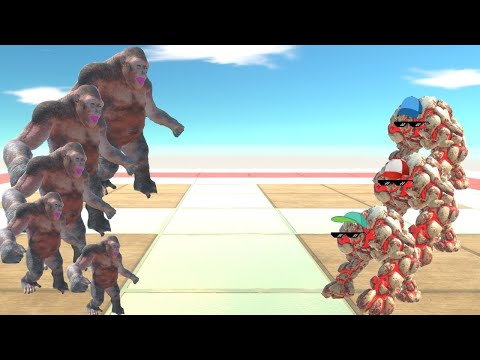 GOLEM BROTHERS AGAINST 5X DIFFERENT SIZE INFERNALS  -  ARBS