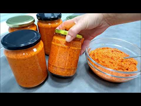 AJVAR OD BARENIH PAPRIKA odlicna priprema za one koji nemaju uslova da peku papriku JAKO UKUSAN