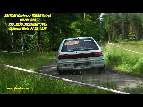 SOLECKI Mariusz / TUROŃ Patryk - MAZDA 323 - KJS „RAJD LASOWIAK” 2015 Stalowa Wola 21-06-2015