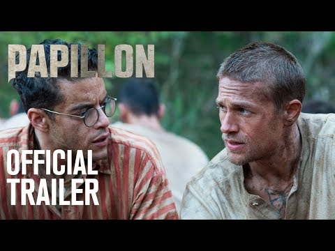 Strange things happen to those who cling to hope #Papillon  Official Trailer