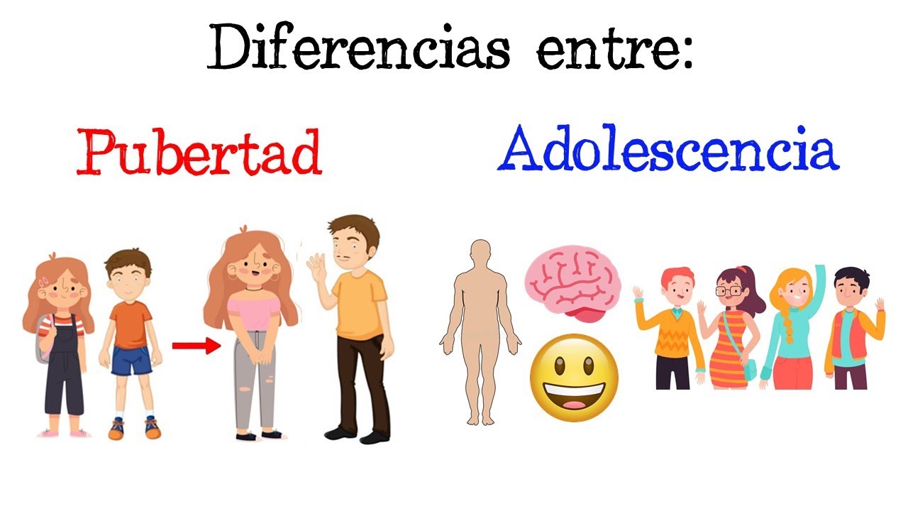 💥 Diferencias entre Pubertad y Adolescencia 💥  [Fácil y Rápido] | BIOLOGÍA |