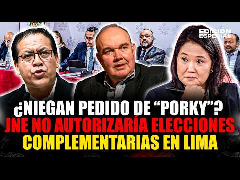 ABR 23 - Elecciones complementarias en Lima: JNE descartaría propuesta de López Aliaga