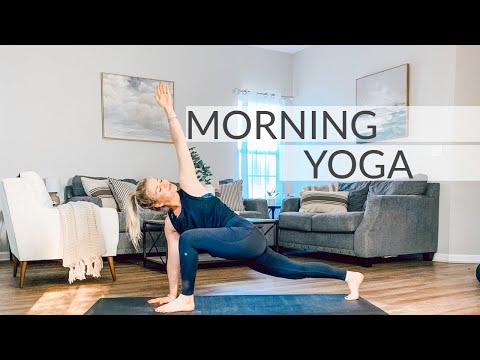 10 Min Morning Stretch - Dynamic Gentle Morning Yoga Stretches - Yoga with Yana