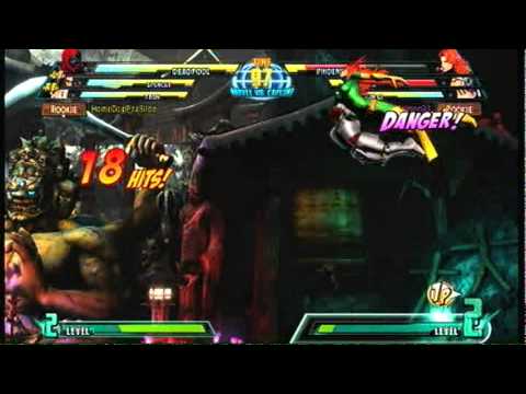 Marvel Vs Capcom 3 Xbox Live Player Match vs CopiousSalmon91 Rage Quitter (In Seven Game Seconds)