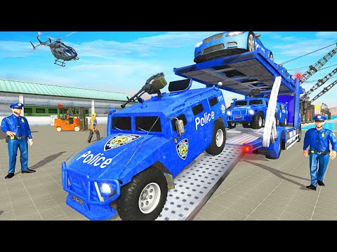 Grand Police Transport Truck - US Police Cars: Transport - Android GamePlay HD
