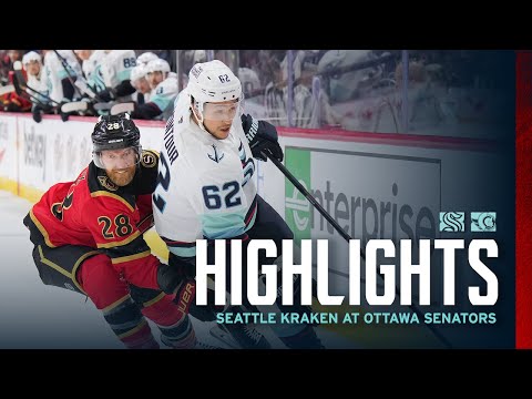 Seattle Kraken at Ottawa Senators | 10/16 Game Highlights