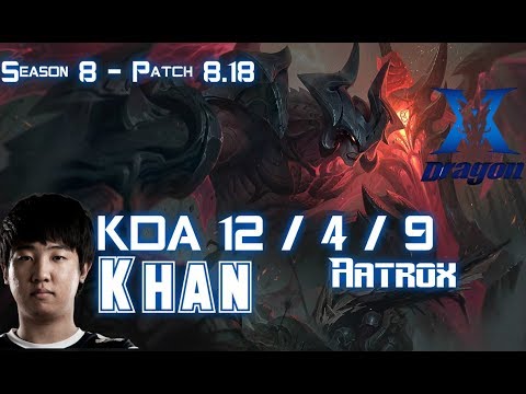 KZ Khan AATROX vs IRELIA Mid - Patch 8.18 KR Ranked