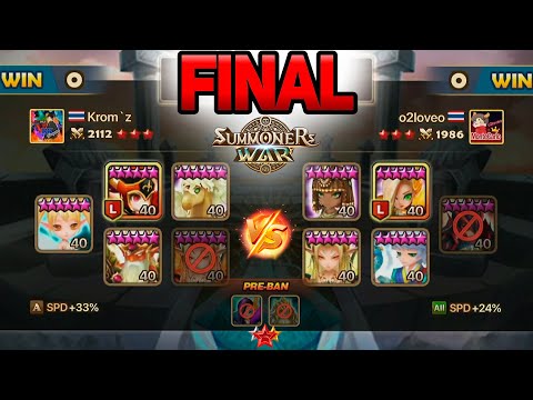 FINAL. O2LOVEO vs KROMZ. SWC2020 APAC|SEA&AU - Summoners War